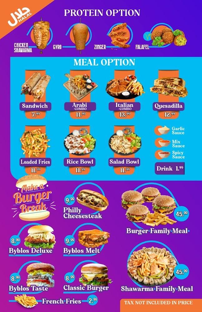 AL Hadi Halal Shawarma Sandwich